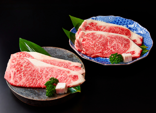 極上 特選 近江牛サーロイン＆リブロースステーキ食べ比べセット 4枚　計800g　
