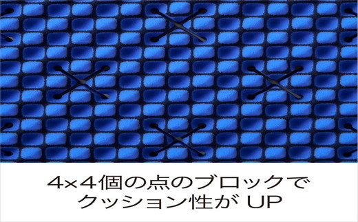【東京西川】[エアー01]マットレス/HARD シングルサイズ　配色;ブルー