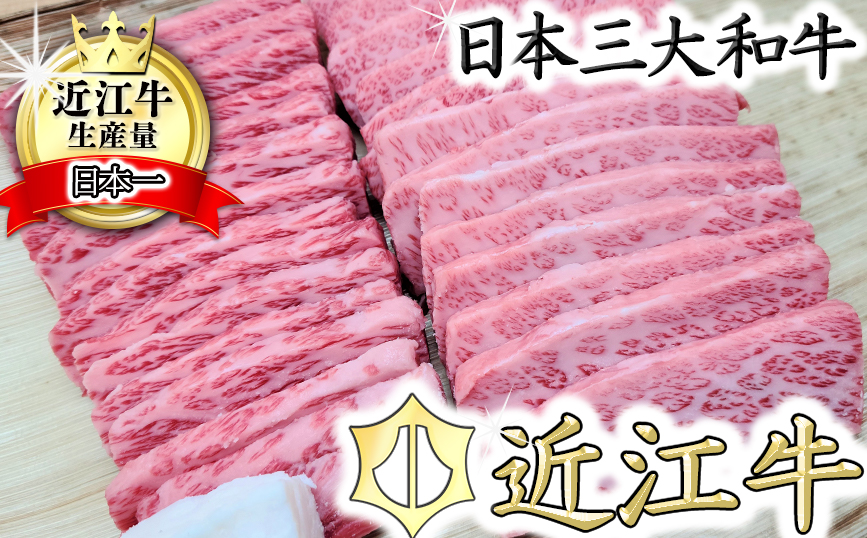 【総本家　肉のあさの】５等級近江牛焼肉用（肩ロース・バラ）【500ｇ】