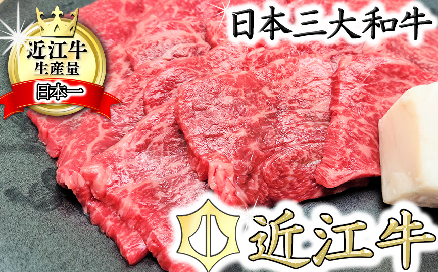 【総本家　肉のあさの】５等級近江牛焼肉用（もも・かた）【400ｇ】
