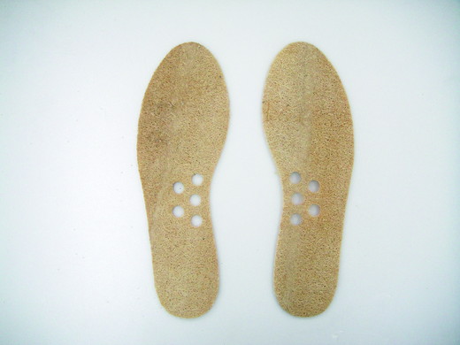 吸放湿性に優れたヘチマ100％の靴の中敷き「ラファス・インソール」