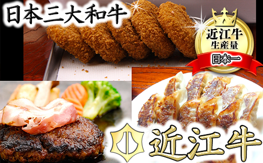 近江牛お惣菜セット（コロッケ、ミンチカツ、ハンバーグ、餃子）